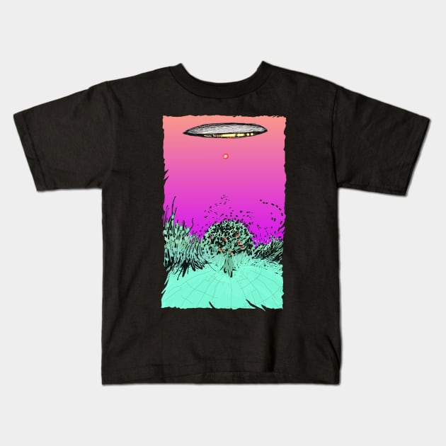 Liminal Spaces Kids T-Shirt by ArtEnceladus